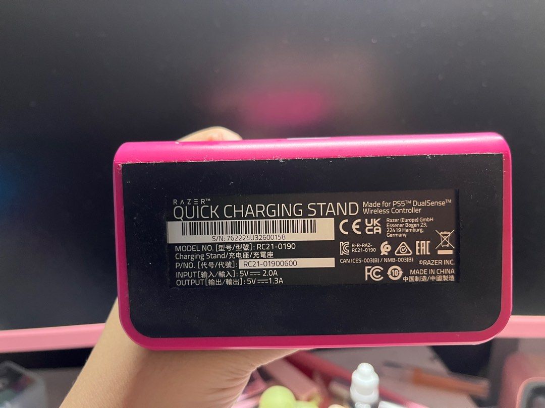 Original Razer Quick Charging Stand for PS5 controller (Category: Controllers) located in Plaridel. Submitted by mrosexlopez (Listing ID 1381039996, Image 2). Description: •Original Razer Quick Charging Stand for PS5 controller- 2,000 with box original price- 2,500.
