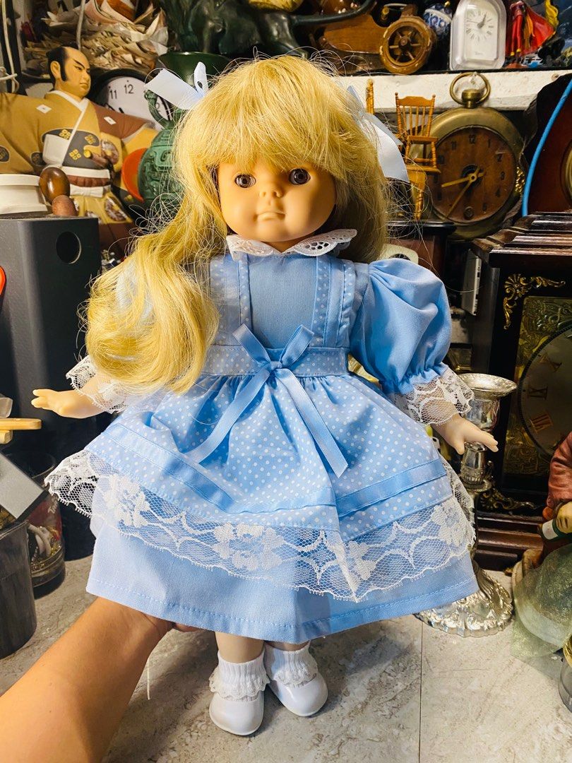 Engel-Buppe 135 Germany 18inches Tall (Category: Plushies & Soft Toys) located in Bacolod City. Submitted by jeffreyhue19895 (Listing ID 1380937652, Image 2). Description: Engel-Buppe 135 Dolls made in Germany by Engel-Buppe. Engel-Buppe has a history spanning over 100 years and is known for producing a variety of dolls, including collectible and decorative dolls in traditional German costumes, as well as playable vinyl dolls. The company is base