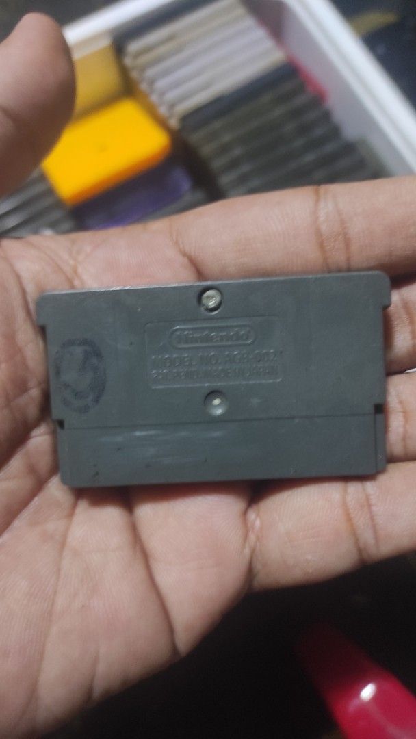 Gameboy Advance Cartridges ( Super Mario Collection ) (Category: Nintendo) located in Quezon City. Submitted by bored_seller (Listing ID 1381024544, Image 2). Description: For Sale Gameboy Advance Cartridges MarioKart Super Circuit US - 600 Super Mario World Super Mario Advance 2 US - 600 Super Mario Advance US- 400 With mild label issue sa upper left Tested Working Take all Price 1300 May Discount sa Surebuyer Wag lang sobrang baba Location: Man