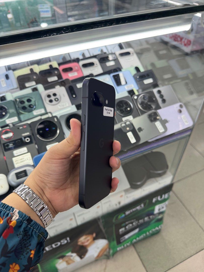 Google Pixel 9a 256gb US FU (Category: Google Pixel) located in San Juan City. Submitted by javedsgadgetshop (Listing ID 1381059906, Image 2). Description: INSTALLMENT OPTIONS : SPAY LATER / GGIVES / CREDIT CARD! WE BUY AND SELL SO PWEDE MAGBINTA OR SWAP ! Quick Specs : Google Pixel 9a •256gb •US Variant •Good batt health •Factory Unlock •95% Smoothness •No hidden issue | No Repaired •95% Authentic | Not Refurbished •w/ OEM Charger & store warran