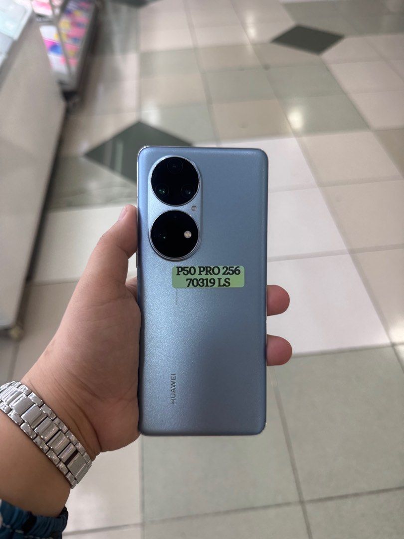 Huawei P50 Pro 256gb Global FU (Category: Huawei) located in San Juan City. Submitted by javedsgadgetshop (Listing ID 1381057127, Image 1). Description: INSTALLMENT OPTIONS : SPAY LATER / GGIVES / CREDIT CARD! WE BUY AND SELL SO PWEDE MAGBINTA OR SWAP ! Quick Specs : Huawei P50 Pro •256gb •NTC Variant •Good batt health •Factory Unlock •95% Smoothness •No hidden issue | No Repaired •100% Authentic | Not Refurbished •w/ OEM Charger & store warranty