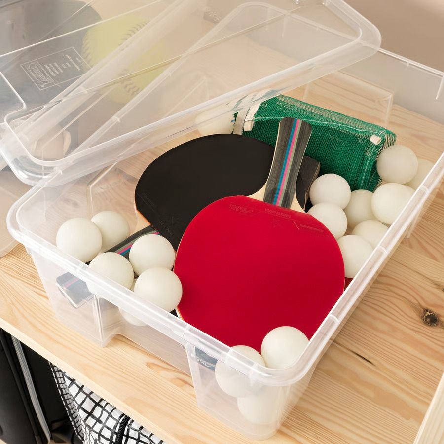 IKEA Samla Storage Box with Lid - Set of 2