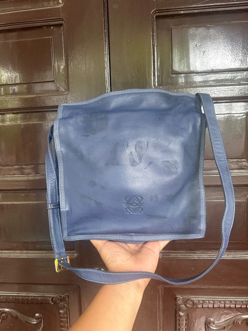 Loewe sling (Category: Luxury Bags & Wallets) located in Bustos. Submitted by theprelovedshopbulacan (Listing ID 1380963244, Image 1). Description: Authentic loewe Issue nadikitan nang tape.