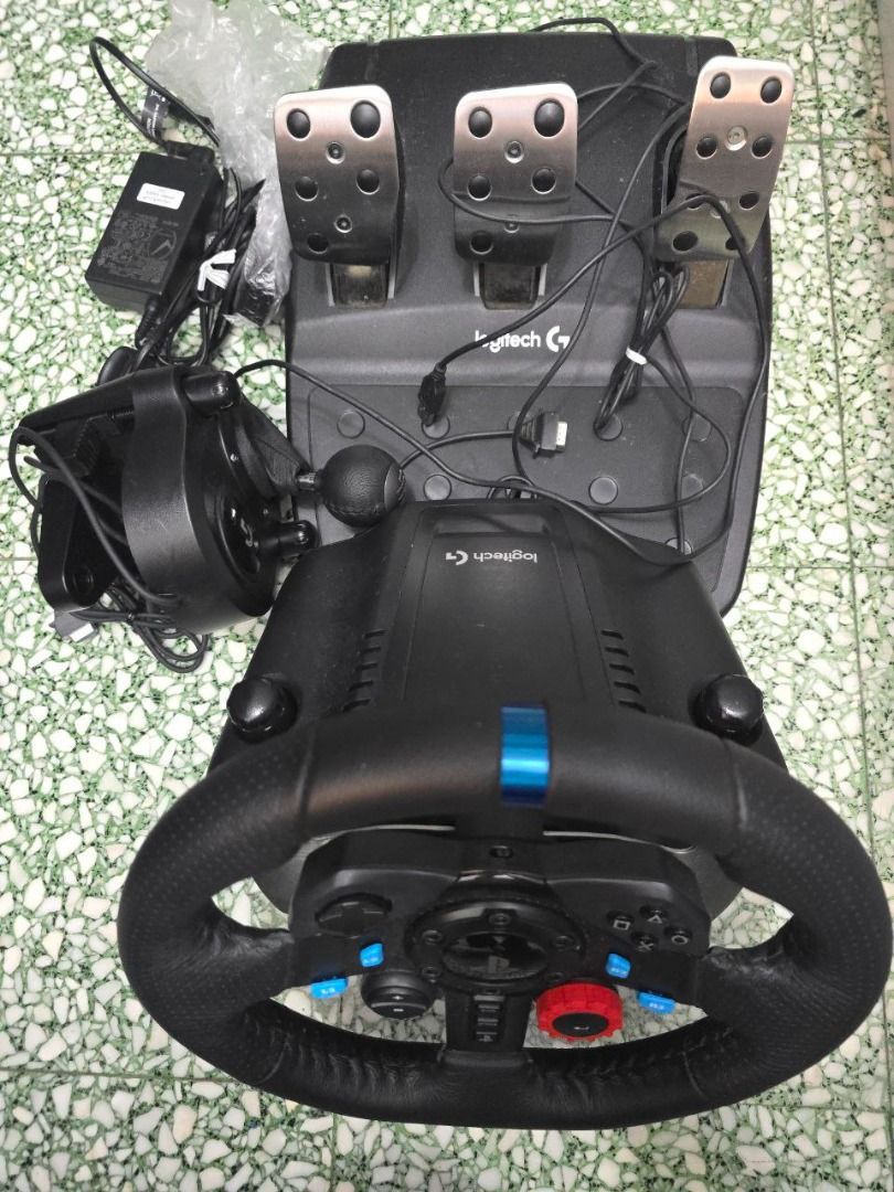 Logitech G29 DRIVING FORCE 賽車方向盤 + 棍波 Shifter full set for PS4/PS5/PC ...
