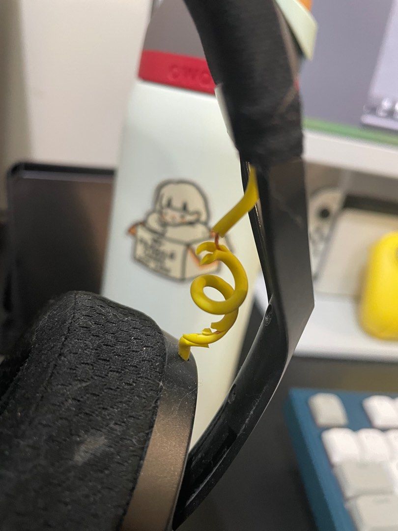Logitech G435 (Category: Headphones & Headsets) located in Manila. Submitted by knite_01 (Listing ID 1381034407, Image 2). Description: Torn cable on the left side. ❌ Cable ✅ USB DONGLE FREE IKEA HEADPHONE STAND “MÖJLIGHET” 🇸🇪 Reason for selling: Declutterring..