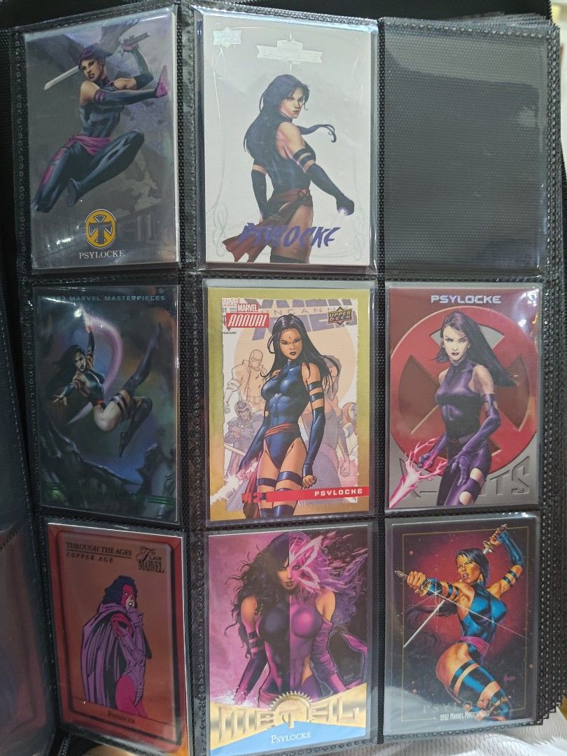 Marvel Psylocke X-Men cards (Category: Raw Singles) located in Quezon City. Submitted by stewartsau9 (Listing ID 1381046716, Image 1). Description: For Sale: Marvel Psylocke X-Men cards PM for prices Pickup at Quezon Avenue near welcome rotonda Lalamove shipping available.
