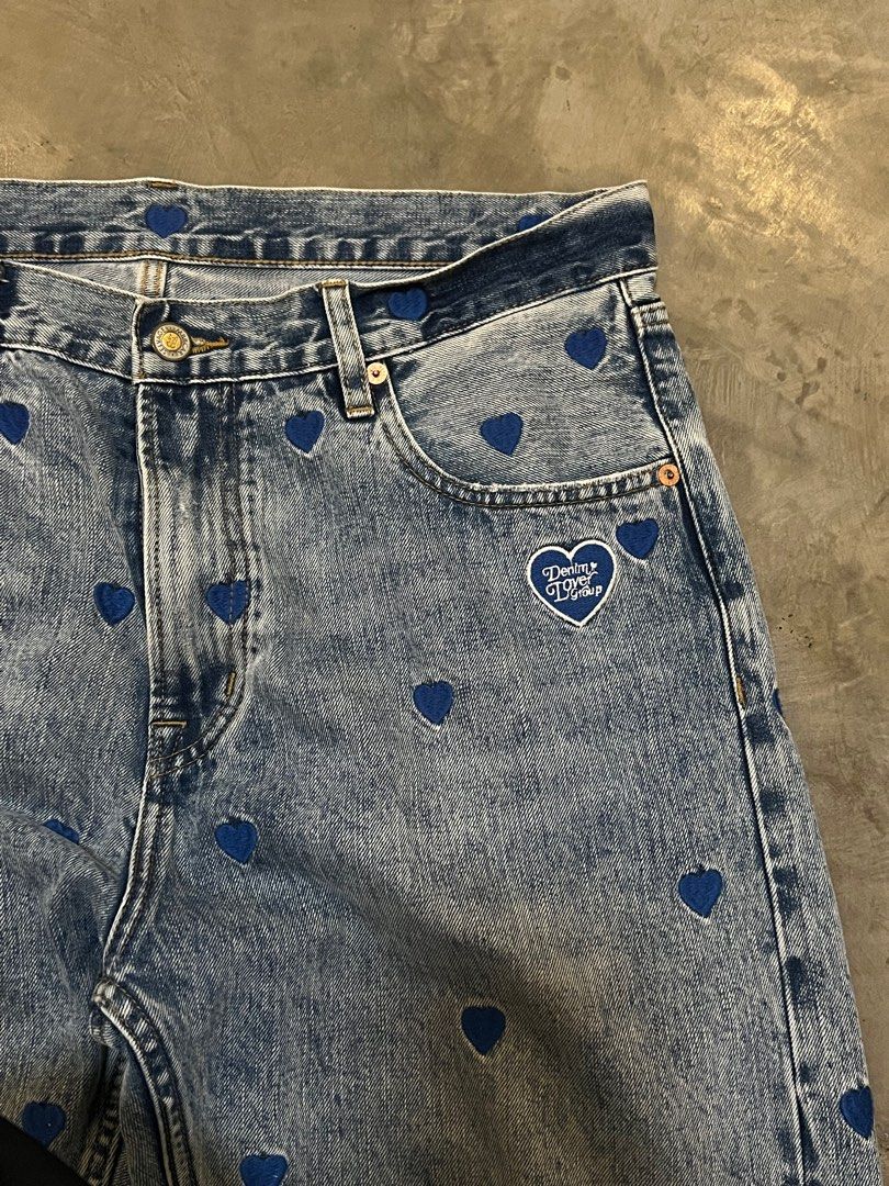 MBBCAR Heart Light Denim Jeans (Category: Jeans) located in Cabanatuan. Submitted by rtr.hitz (Listing ID 1381033310, Image 2). Description: Fire ash🔥🙏 waist-34-36 length 36 hem 8-9.