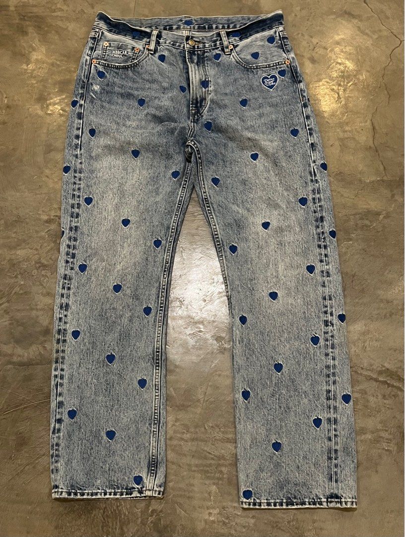 MBBCAR Heart Light Denim Jeans (Category: Jeans) located in Cabanatuan. Submitted by rtr.hitz (Listing ID 1381033310, Image 1). Description: Fire ash🔥🙏 waist-34-36 length 36 hem 8-9.