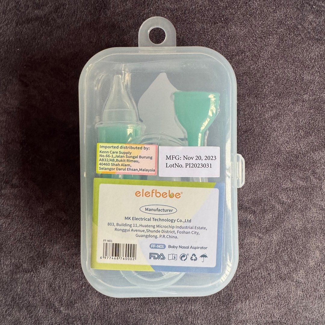 NEW Baby Nasal Aspirator (Category: Baby Monitors) located in Kepala Batas. Submitted by shopaholicwardrobe_ (Listing ID 1380977013, Image 2). Description: New never open No nego Chat if you're serious buyer .