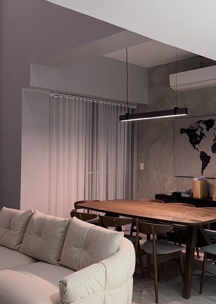 Nordlux Lucendi Suspension Lamp (Category: Lighting) located in Mandaluyong City. Submitted by letnic (Listing ID 1380897129, Image 1). Description: RFS: Moved into a new home with high ceiling – no longer suitable Elegant and modern lighting piece, perfect for dining tables, workspaces, or minimalist interiors. ✅ Complete and in excellent condition (used only briefly) ✅ Brand: Nordlux® (from Lucendi.ph) ✅ Sleek brushed aluminum & black finish ✅ 