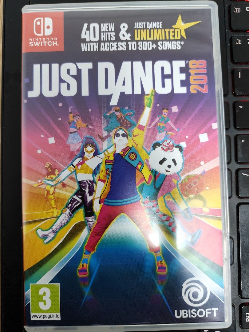 由 kp1807 (刊登 ID 1381072623，圖片 1) 提交，位於 新北市 (New Taipei) 的 NS 舞力全開2018 JUST DANCE 2018 switch遊戲 (類別：Nintendo 任天堂)，說明：保存良好。