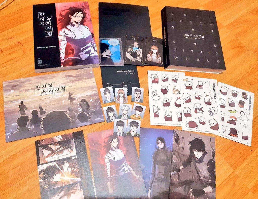 Omniscient Reader's Viewpoint ORV Volume 3 Manhwa Special Edition (Category: Comics & Manga) located in San Pedro. Submitted by yueyueika (Listing ID 1380900501, Image 1). Description: Omniscient Reader's Viewpoint Volume 3 Manhwa (Korean) This is Special Edition (complete inclusions). It's new, with plastic. Just took it out to take a picture. The book is in Korean. MOD: Lalamove or J&T. MOP: Gcash, bpi.