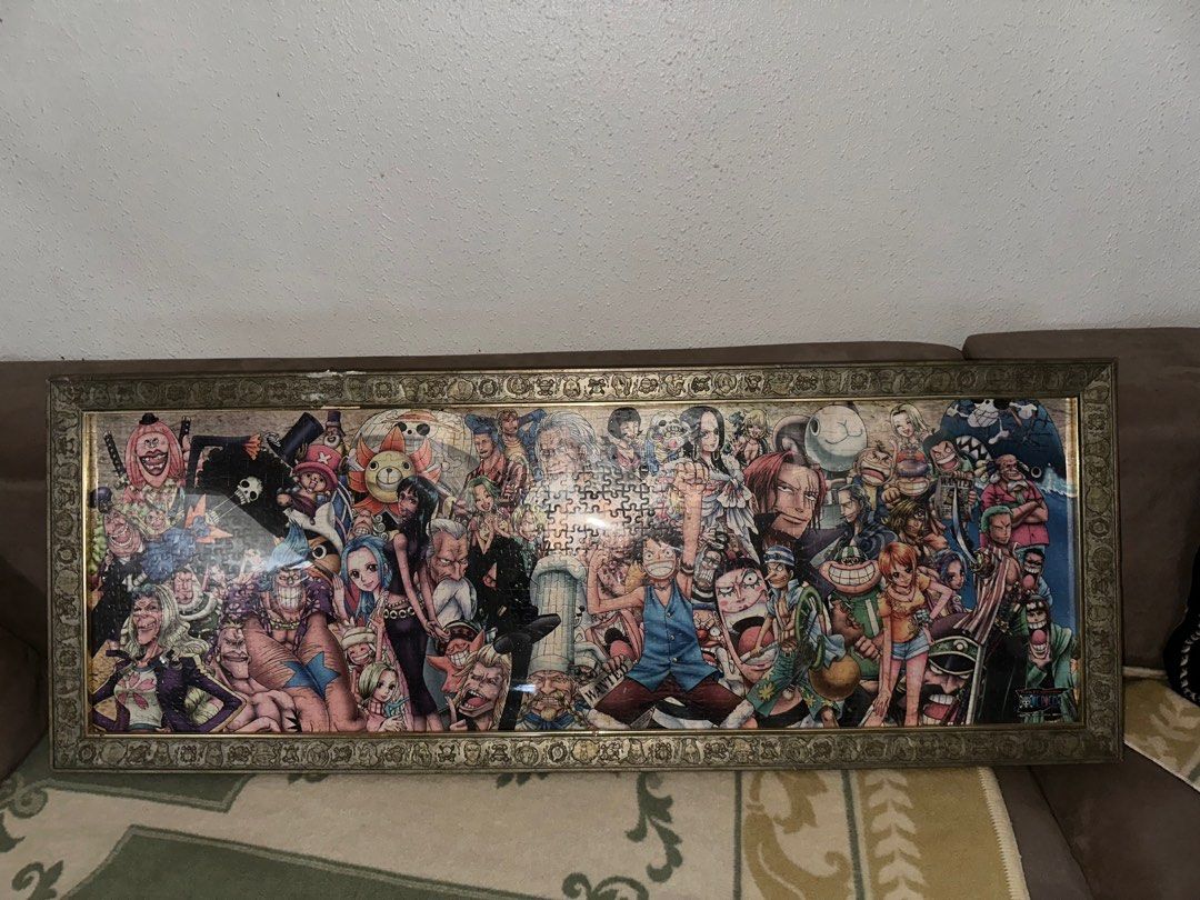 one piece jigsaw puzzle frame wall decor (Category: Wall Decor) located in Paranaque City. Submitted by momijiscart (Listing ID 1380994233, Image 2). Description: 12in x 46.5in 950 pcs puzzle see pics for further details.
