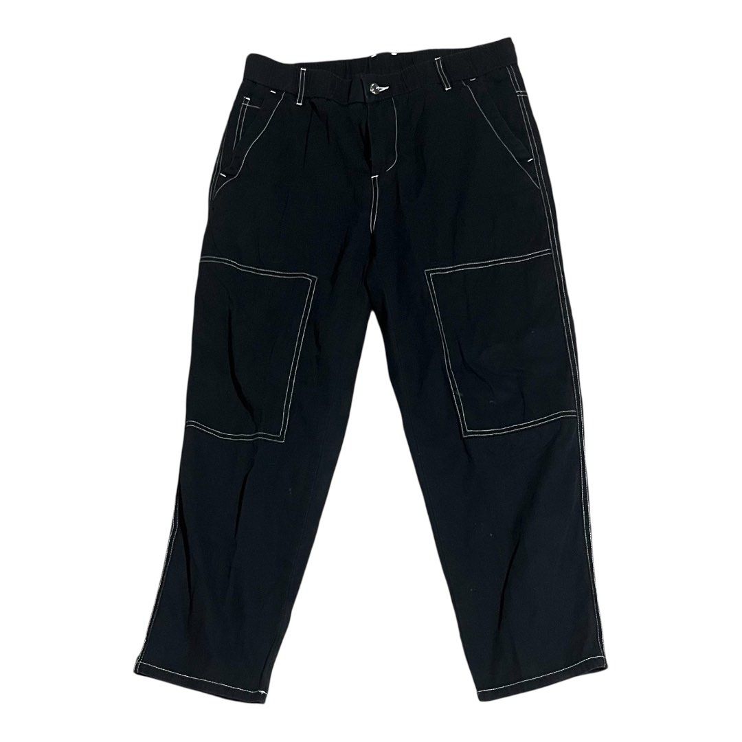 Oxygen Carpenter Double Knee (Category: Jeans) located in Pasay City. Submitted by corethrift (Listing ID 1378992595, Image 1). Description: L -35.5 W -32 Hems-8 This is a pre-loved/thrifted items and may show minor signs of issue due to its vintage nature. Kindly manage expectations. No refunds or exchanges will be accepted. 📍Pasay City DM for inquiries!.