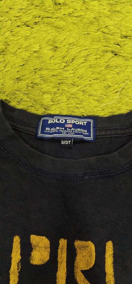 POLO SPORT (Category: Babies & Kids Fashion) located in Pasir Mas. Submitted by ekor.b (Listing ID 1381068977, Image 2). Description: pit 14 inci labuh 16.5 inci.