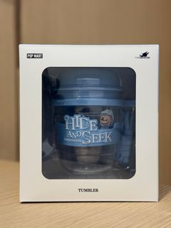 POP MART HIDE AND SEEK TUMBLER ラブブ LABUBU HIDE AND SEEK IN SINGAPORE SERIES-Vinyl Plush Doll