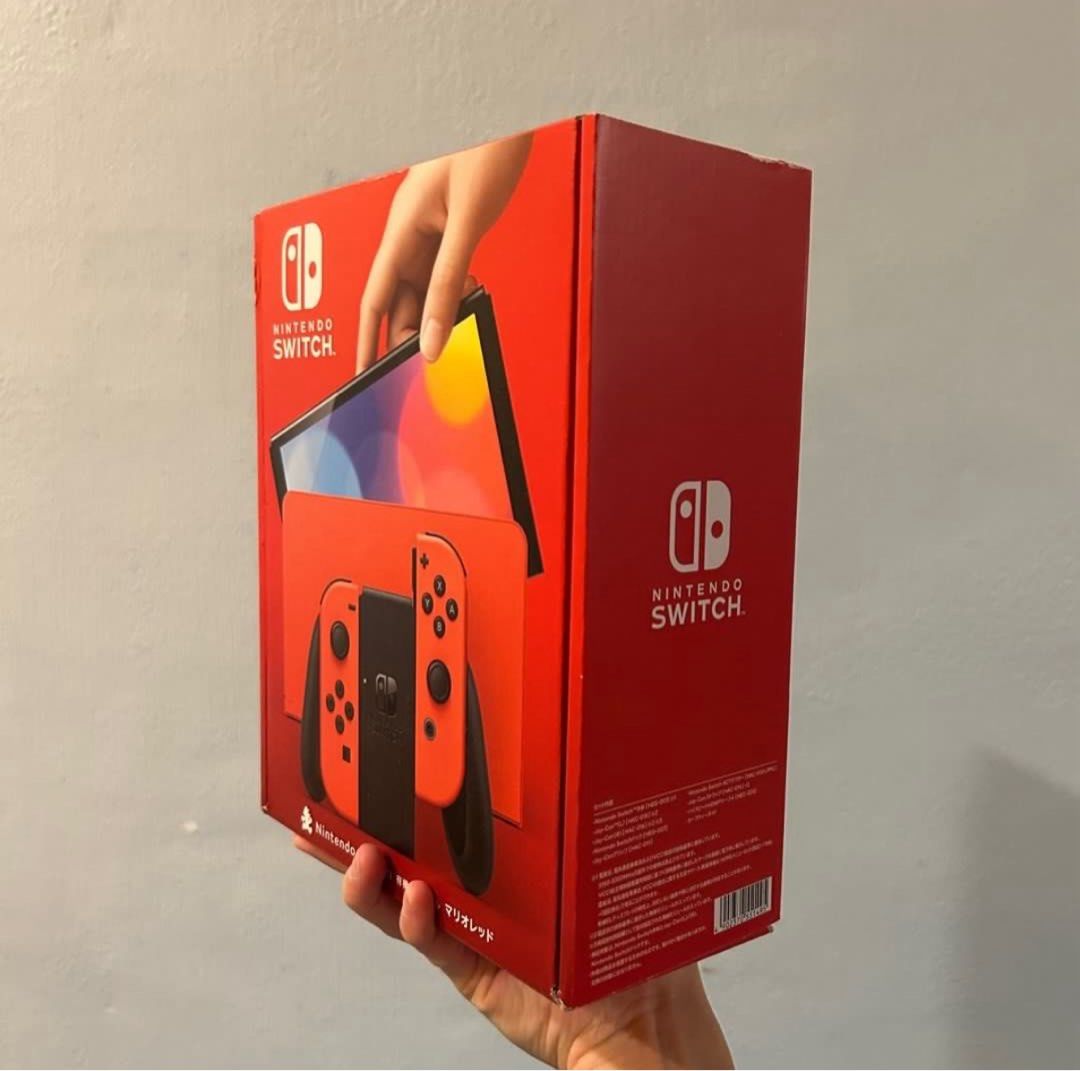 [RARE] Nintendo Switch OLED Mario Red Edition (Japan Set)631088330318111119