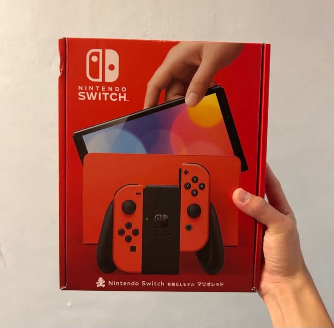 [RARE] Nintendo Switch OLED Mario Red Edition (Japan Set)63108833031811111