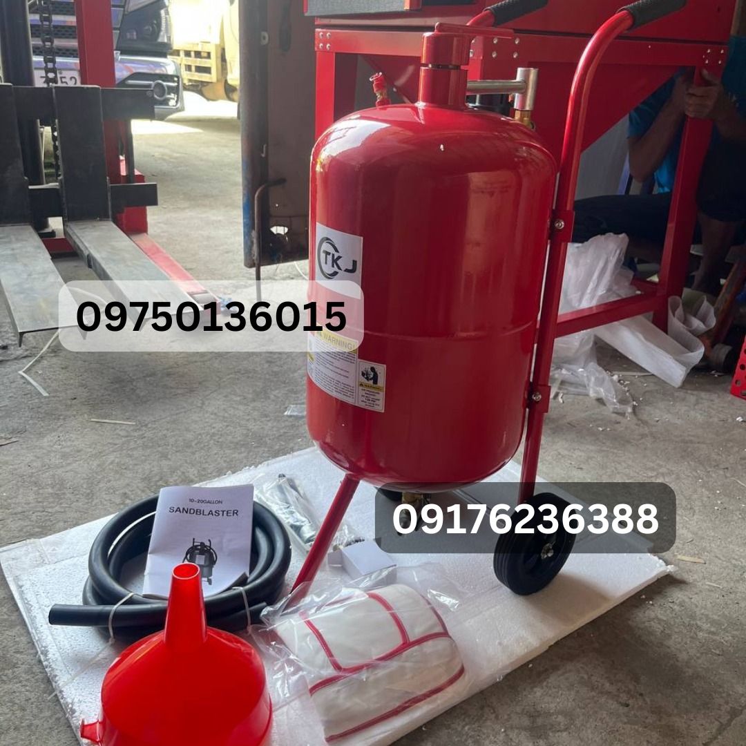Sandblasting Tank (Category: Construction Tools & Equipment) located in Manila. Submitted by cxmgirlie (Listing ID 1380981489, Image 2). Description: Items: Sandblasting Tank Specs: 20 Liters capacity pressure required: 60-125psi complete set accessories 𝐀𝐋𝐋 𝐏𝐑𝐈𝐂𝐄𝐒 𝐀𝐑𝐄 𝐒𝐔𝐁𝐉𝐄𝐂𝐓 𝐓𝐎 𝐂𝐇𝐀𝐍𝐆𝐄 𝐖𝐈𝐓𝐇𝐎𝐔𝐓 𝐏𝐑𝐈𝐎𝐑 𝐍𝐎𝐓𝐈𝐂𝐄. Available for pick-up, delivery or courier shipping. 𝘞𝘦 𝘏𝘢𝘷𝘦 𝘢 𝘞𝘪𝘥𝘦 𝘙𝘢𝘯𝘨𝘦 𝘰𝘧 