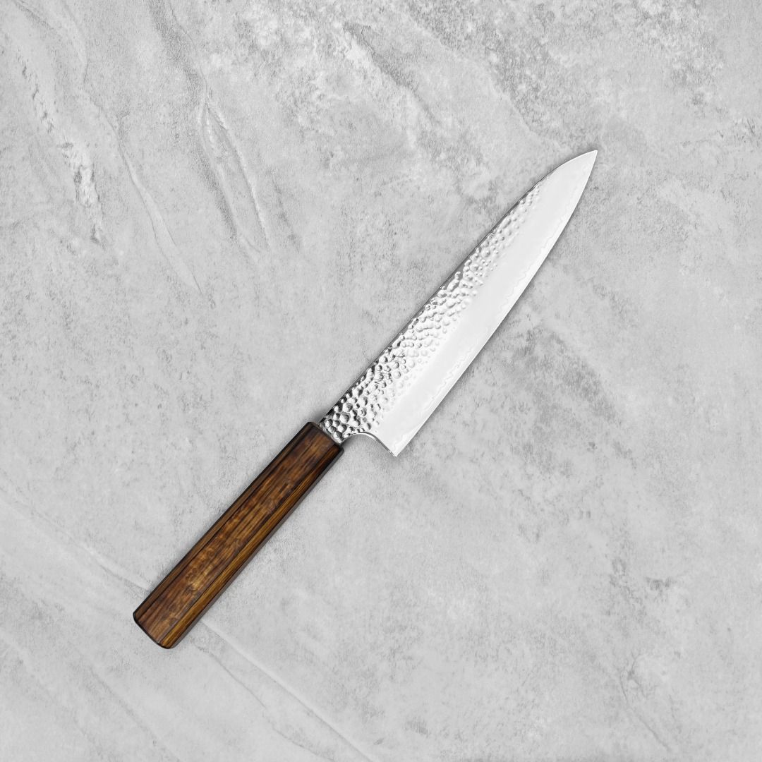 Seki Kanetsugu Shiun VG10 Soot Black Gyuto 200mm - Japanese Kitchen Chef Cooks Knife