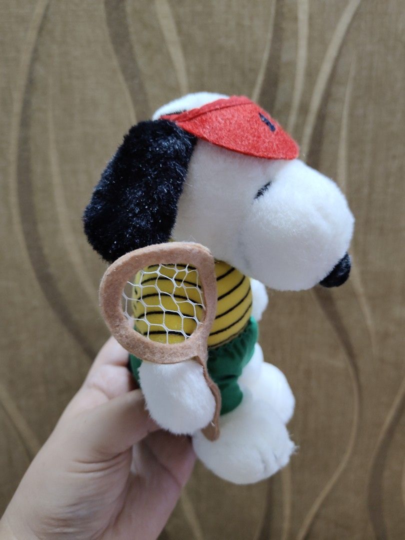 Snoopy UFS Badminton Plush, Hobbies & Toys, Toys & Games on Carousell