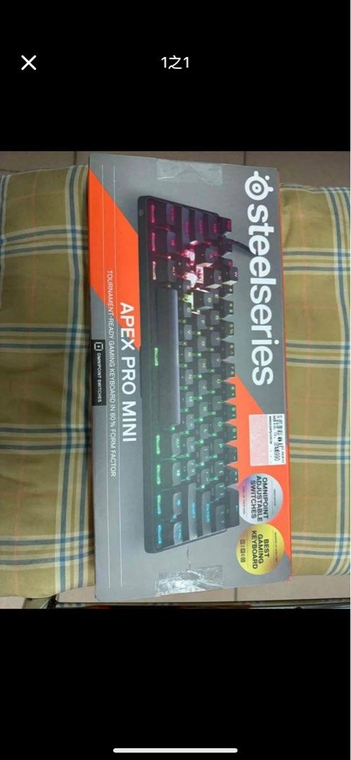 由 tank87121714252 (刊登 ID 1381011836，圖片 1) 提交，位於 台中市 (Taichung) 的 SteelSeries 賽睿 APEX PRO MINI 磁軸鍵盤 (類別：電腦鍵盤及相關產品)，說明：台中pc party購入 狀況良好 工作關係故出售 台中地區面交 感謝平台 可小議 磁軸鍵盤 FPS玩家必備。