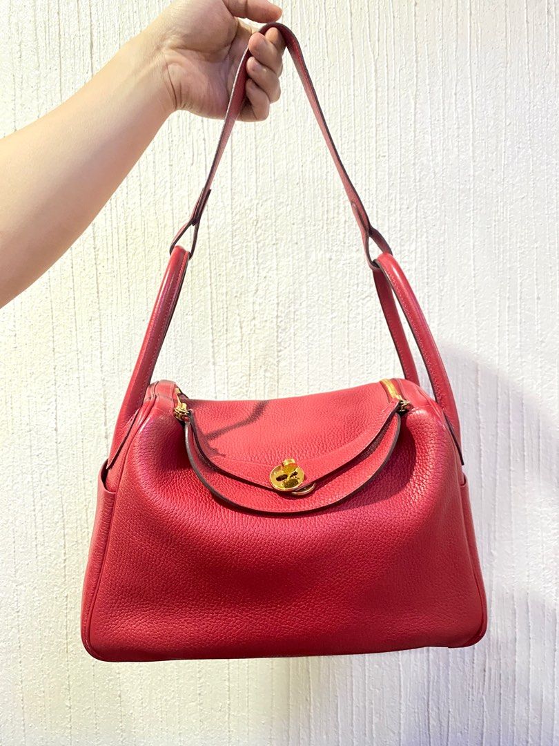 Taurillon Clemence Lindy (Category: Luxury Bags & Wallets) located in Paranaque City. Submitted by cityandsea (Listing ID 1380921380, Image 2). Description: Taulliron Clemence Lindy 30 • Rogue Casaque • Hermes Shoulder Bag • Gold Plated Hardware • Single Shoulder Strap • Dual Exterior Pockets • Zip Closure at Top.