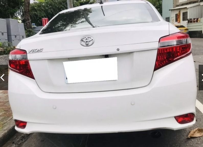 由 zhayan4832130 (刊登 ID 1380911429，圖片 3) 提交，位於 台北市 (Taipei) 的 Toyota Vios (類別：汽車出售)，說明：✯廠牌車款▸ Toyota Vios ✯年份▸ 2015 ✯實際里程▸100000 ✯引擎燃料▸ 汽油 ✯變速系統▸自排 ✯驅動方式▸ 2WD ✯乘客數▸4門5座 ✯顏色▸白色 ✦專業鑑定✦合格認證 ✦檢定報告一覽無遺 X泡水車X事故車X兇車X接合車 ✔可配合萊因鑑定 五大保證 ✔非重大事故／非來路不明／產權清楚 ✔非泡水車 ✔非接合車（車體結構完整） ✔非營業用計程車 ✔無引擎變造無車身變造 ✔可分期✔可貸款✔配合多間銀行 ✦條件良好利率僅3%-4% ✦可全額貸讓您買好車無負擔 ♕歡迎私訊咨詢預約賞車☎ ▪️營業日期：周一至周日 ▫️營業時間：10:00-18:00 ✎提醒您：看車最晚請提前1天預約 避免您白跑一趟ღ ✉聯絡專員：黃小姐 ☎聯絡電話：0906070155 ✉𝔩𝔦𝔫𝔢:𝖗𝖚𝖇𝖞𝟑𝟓�