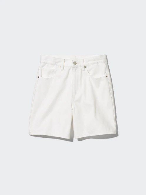 UNIQLO White Denim Shorts (Category: Shorts) located in Manila. Submitted by reyganots (Listing ID 1381026573, Image 1). Description: .