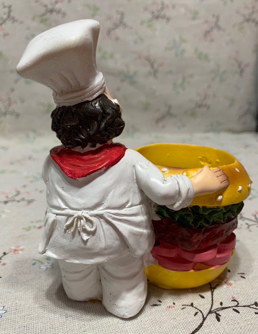 Utensil holder (Category: Other Kitchenware & Tableware) located in San Mateo. Submitted by kusinaninanan (Listing ID 1380960613, Image 2). Description: Brandnew!!! Chef Burger Holder Resin Kitchen Decor & Utensils holder.