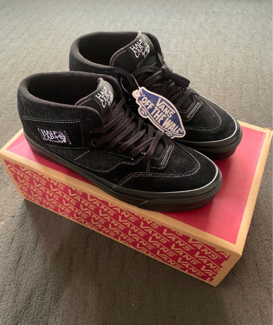 Vans Half Cab 33 DX Anaheim Factory OG Croc Emboss, Fesyen Pria