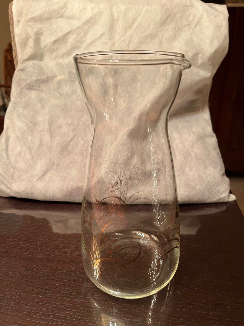 Vintage Pyrex Pitcher with Floral Design