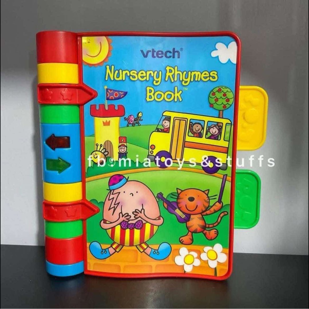 Vtech Nursery Rhymes Book, Hobbies & Toys, Books & Magazines, Children ...