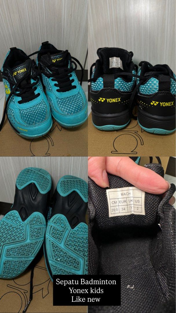 Yonex sepatu badminton (Kategori: 4 hingga 7 tahun) berada di Jakarta Utara. Dikirim oleh spinagain.store (ID iklan 1381042999, Gambar 1). Deskripsi: Sepatu badminton anak yonex mulus banget jarang dipake masih mulus pake banget .