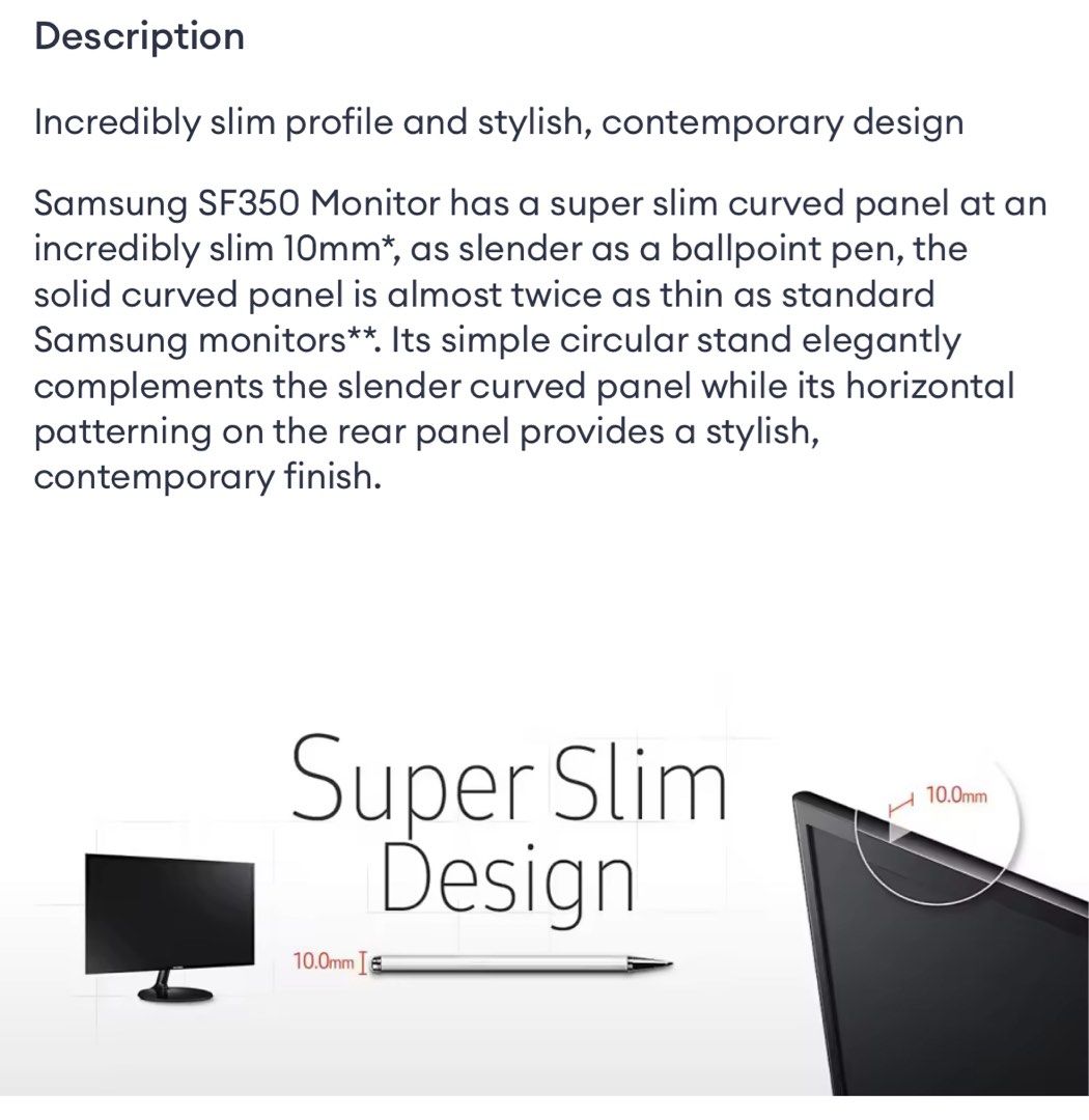 27 inch FHD Samsung Monitor Full HD63073563942913114