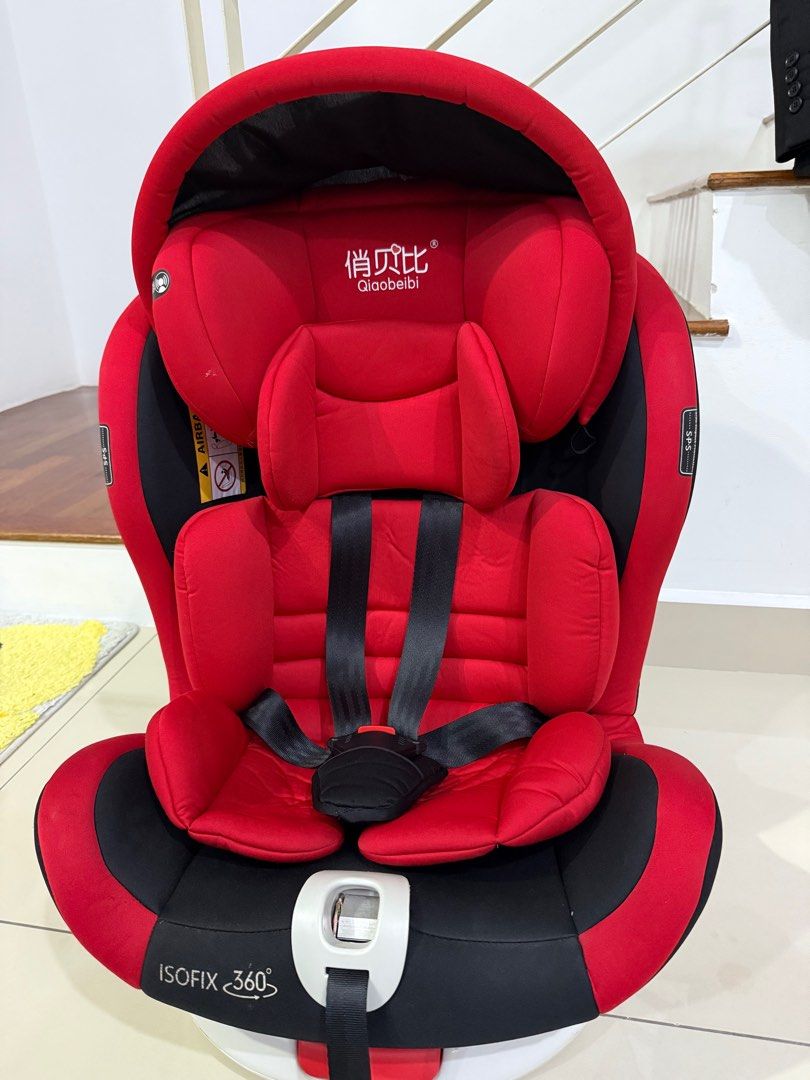 360° Safety Isofix Car Seat Newborn to 12yrs old (Category: Car Seats) located in Kuala Lumpur. Submitted by HSXNBaby (Listing ID 1381273543, Image 1). Description: Well used baby car seat , in good condition. Bought at RM330 a year ago. 360 degree turning function, fit for new born until 12 yrs old..