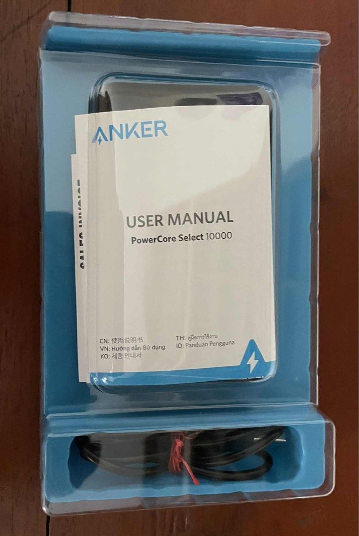 ANKER Powerbank 10000 Mah (Category: Chargers) located in Manila. Submitted by anothermanxtreasure (Listing ID 1381163650, Image 3). Description: Was used sparingly, powerbank isn’t spotless on the outside but it was well taken care of No defects as far as we know, up to 3-4 charges .