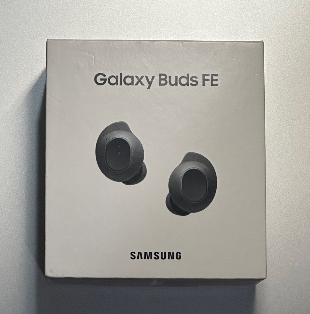 AUTHENTIC 💯 SAMSUNG GALAXY BUDS FE (GRAPHITE) (Category: Earphones) located in Manila. Submitted by rainep (Listing ID 1381265405, Image 1). Description: 2 STOCKS LEFT❗️ LOC: TONDO, MANILA | MUNTINLUPA MOP: GCASH | MAYA MOD: J&T | LALAMOVE | GRAB .