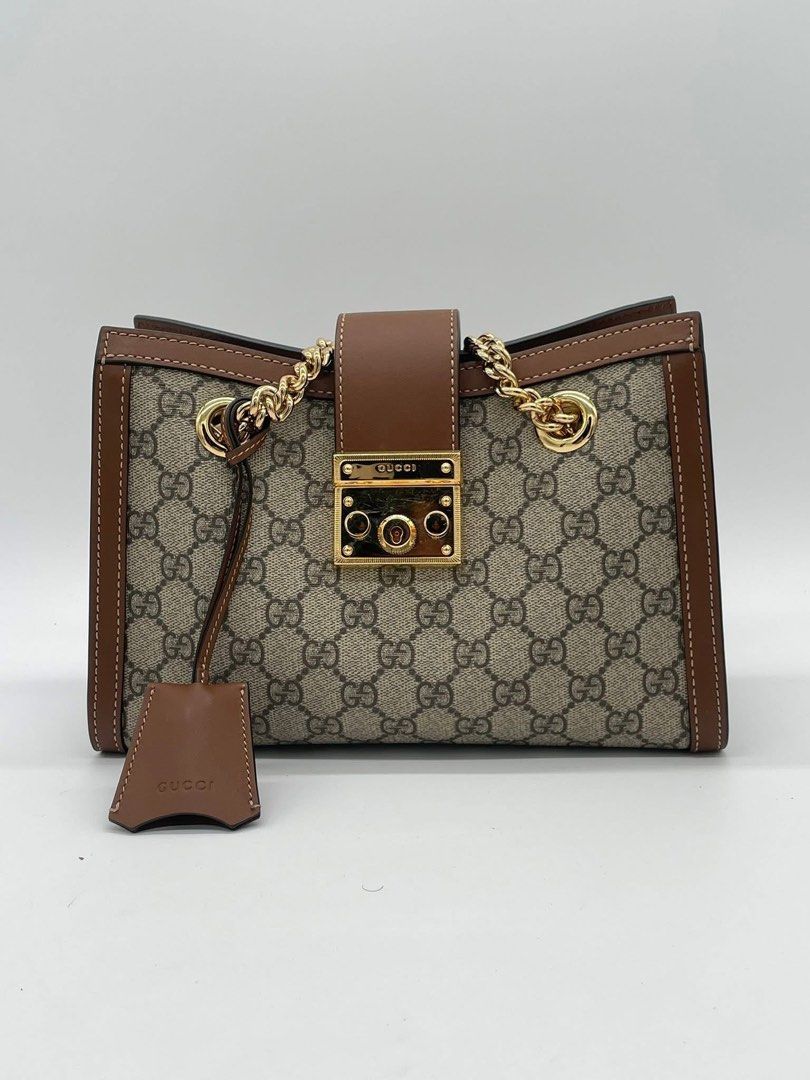 Authentic Gucci Padlock Medium Tote Bag✨ (Category: Luxury Bags & Wallets) located in Quezon City. Submitted by jhaediah (Listing ID 1381086976, Image 2). Description: Gucci Padlock Medium Tote Bag✨ Authentic | Rank A Condition. Inclusion: Dust Bag Only..