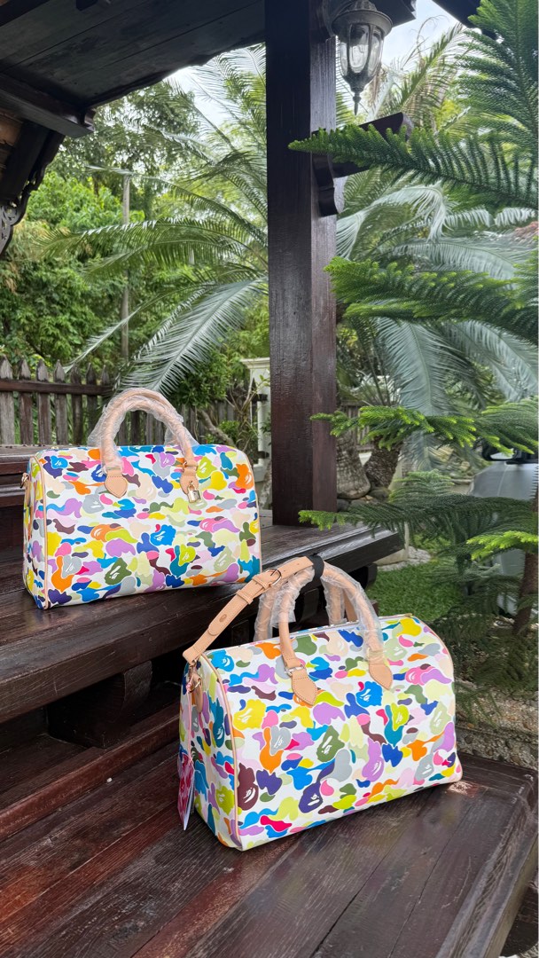 新品 MULTI CAMO BOSTON BAG ボストンバッグ MULTI CAMO BAGがBAPE.COM、ZOZOTOWNにて数量限定で先行予約開始