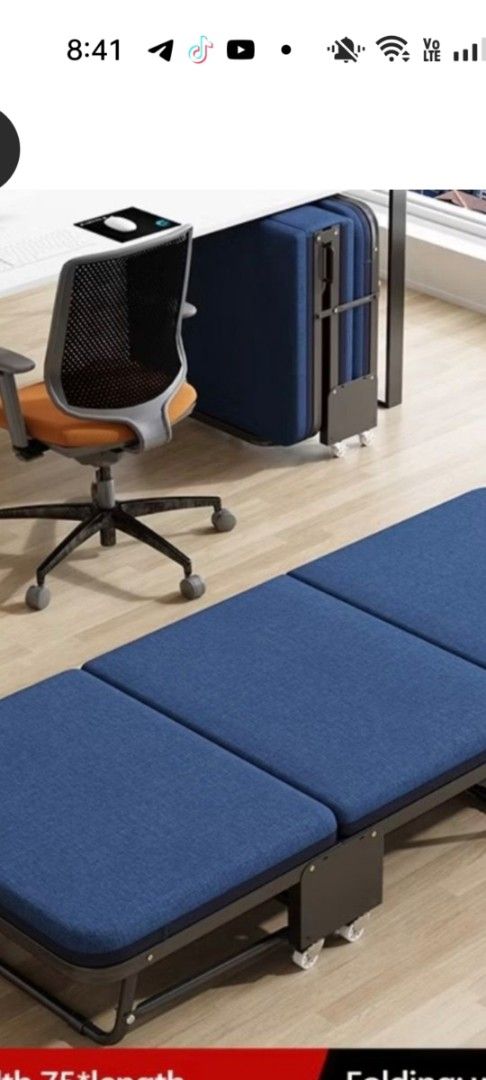 BN - Foldable Bed with Wheels
