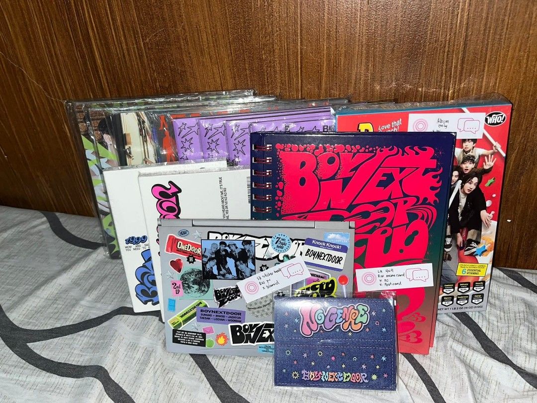 BOYNEXTDOOR UNSEALED ALBUM (Category: CDs & DVDs) located in Santa Rosa. Submitted by rastasells (Listing ID 1381122778, Image 1). Description: Hi, onedoor fam! I’m selling my album dupes ☺️ Please take time to read before purchasing: 📌 Loc: Sta. Rosa, Laguna ⭐️ MOP: Gcash ⭐️ MOD: JNT ⭐️ Slightly negotiable prices but will surely give discount to purchases above 500 php. ❌ Not for sensitive buyers ❌ No to rush shipping ❌ No SCO / COD AVAILABLE: 