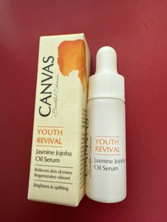 Canvas 茉莉緊緻美容油 Jasmine Jojoba Oil Serum 4ml sample 試用裝 旅行裝 $25 包平郵 或 元朗交收64197764313858110