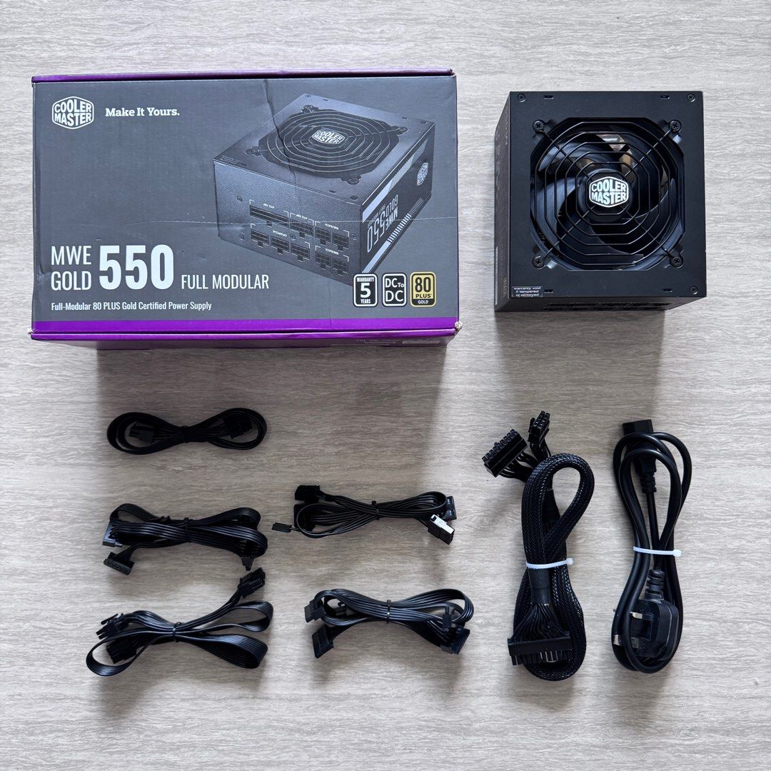 Cooler Master MWE Gold 550 Full Modular PSU63073565425921110