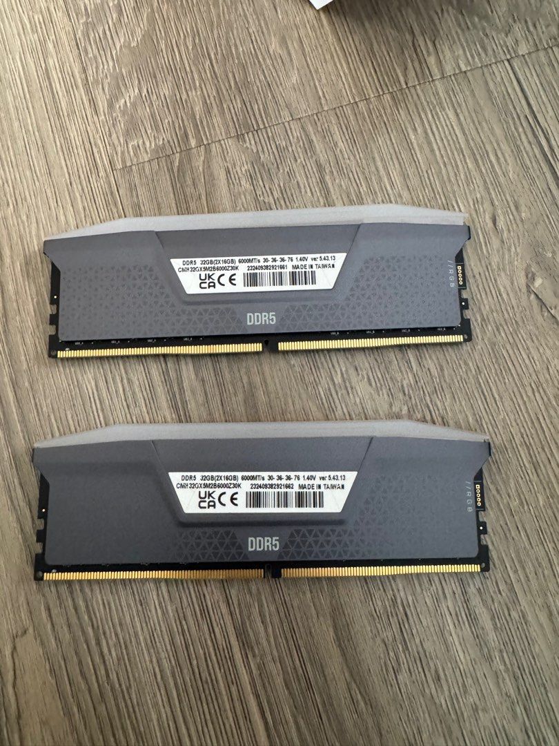 海盗船 Vengeance DDR5 32GB (2x16GB) 6000MHz 内存63073565120515111