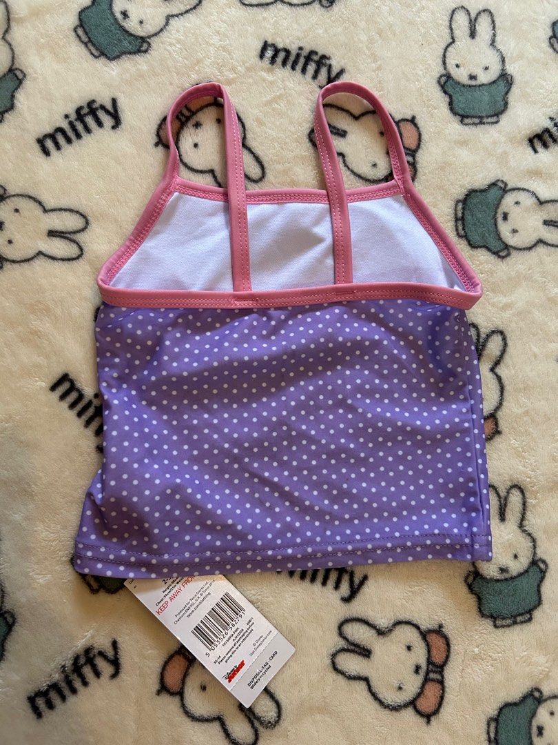 Disney Princess Sofia swimming top (Size 2-3) (Category: Babies & Kids Fashion) located in Kuala Lumpur. Submitted by mom_branded_collection (Listing ID 1381131497, Image 2). Description: Brand new with tag. Price tag: 7 Pounds (about RM40) Chest about 45cm to 55cm (elastic) Length about 28cm.