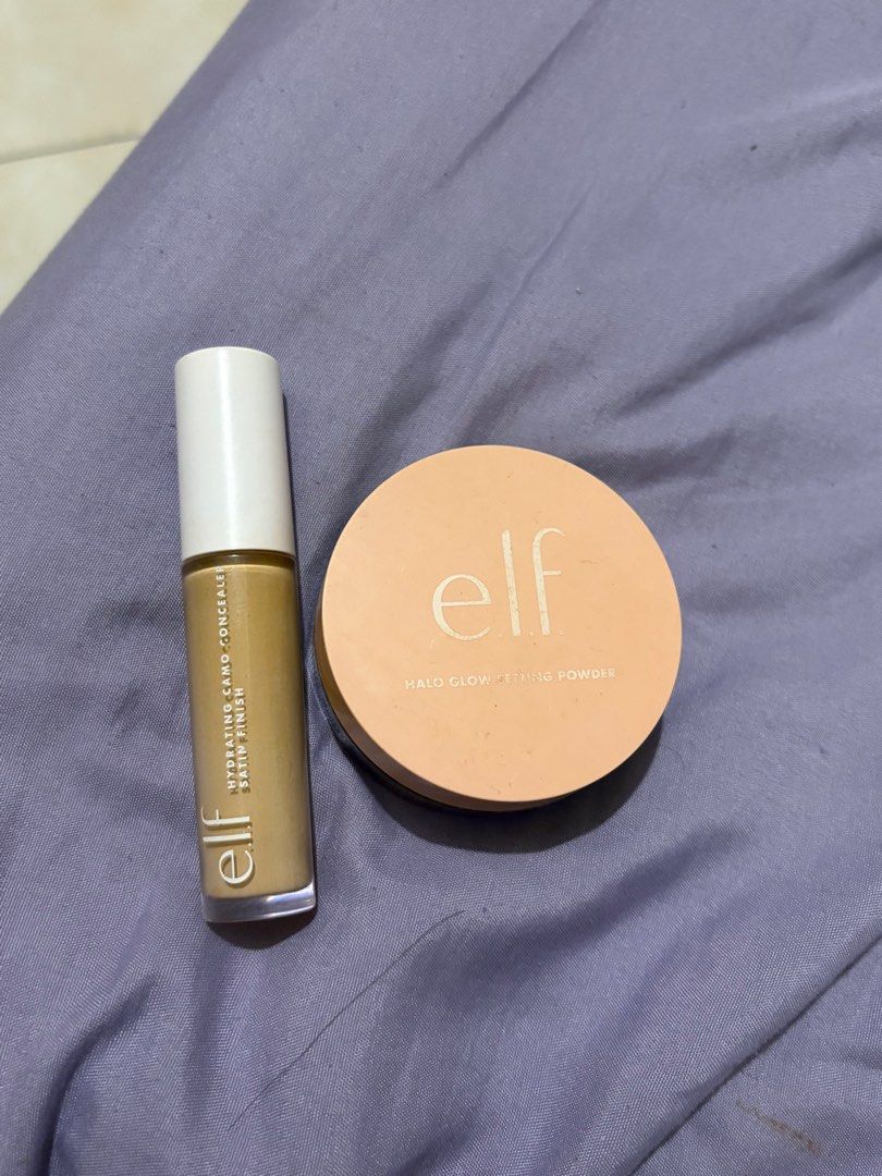 Elf Loose Powder and Concealer (Category: Makeup) located in Manila. Submitted by cysquaredd (Listing ID 1381259341, Image 1). Description: Take both for 500. Never been used. (not my shade) Shades are in the photos Loc: Mandaluyong Edsa Shaw Pm here or on ig @rencyzhe .