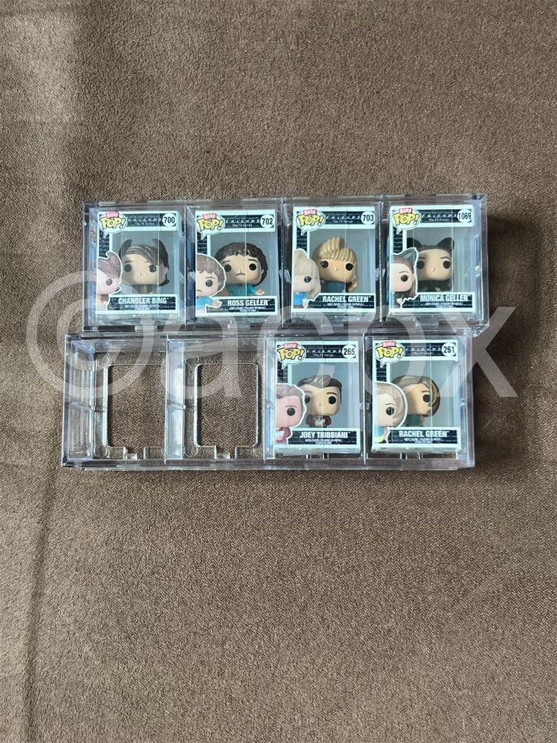 Funko Bitty POP Friends (Category: Designer & Blind Box Toys) located in Pateros City. Submitted by acpx_branded (Listing ID 1381115529, Image 1). Description: This series is hard to find now, kahit sa Funko Pop Hollywood store last month wala na akong nakita na Friends. :( SOLD ❌ JOEY ❌ ROSS ❌RACHEL (703) ❌CHANDLER ❌MONICA AVAILABLE ✅ RACHEL (261) ✅ CASE x2 tingi: Pop - ₱350/ea Case - ₱300/ea Loc.: Pateros MOP: Gcash MOD: Grab/Lalamove/J&T .
