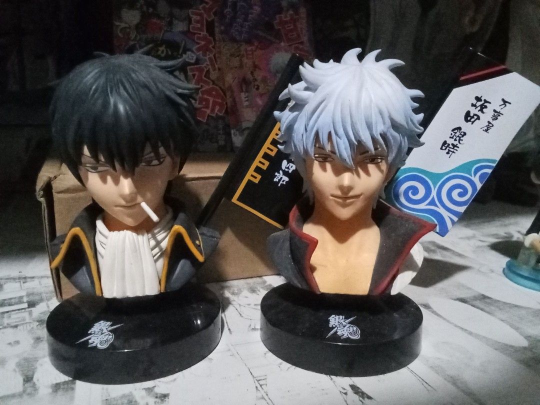Gintama Gintoki & Hijikata Headbust Figure (Category: Figurines & Statues) located in Manila. Submitted by leisurecollectables (Listing ID 1381208486, Image 1). Description: 🗒️ Authentic from Japan 🇯🇵 **Payment First Policy** 📦 Loose 📍 50% downpayment to reserve - NO Downpayment | NO Reservation - 🔖 Will asked for a 10% additional fee from the asking price 📍 Some prices are negotiable 💸 MOP : GCash & GoTyme 🌸 Actual Items Posted 🌸 What 