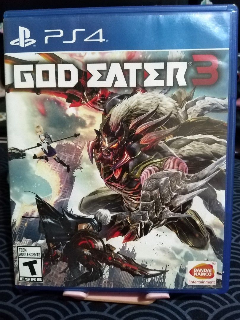 God Eater 3 - PS4 Game (Category: PlayStation) located in Batangas. Submitted by zean_44 (Listing ID 1381154968, Image 1). Description: tested working case and disc in good condition with little to no scratch can send more pics upon request rfs - done with the game payment through Gcash. COD / COP through LBC also available ships through LBC. SF to shoulder by buyer - pag Gcash ang payment, pwede akong magbigay ng SF discount. discount amount bas
